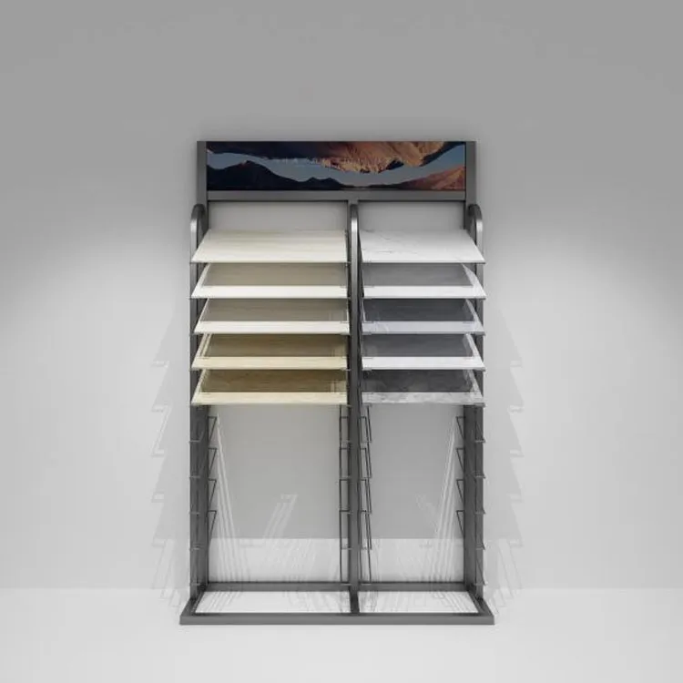 What makes a Floor Standing Stone Sample Display Rack Essential for Modern Showrooms?